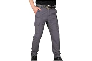 Cargo Pants for Men Baggy Ripstop Waterproof Quick-Dry Hiking Pant Lightweight Athletic Outdoor Work Tactical Pants