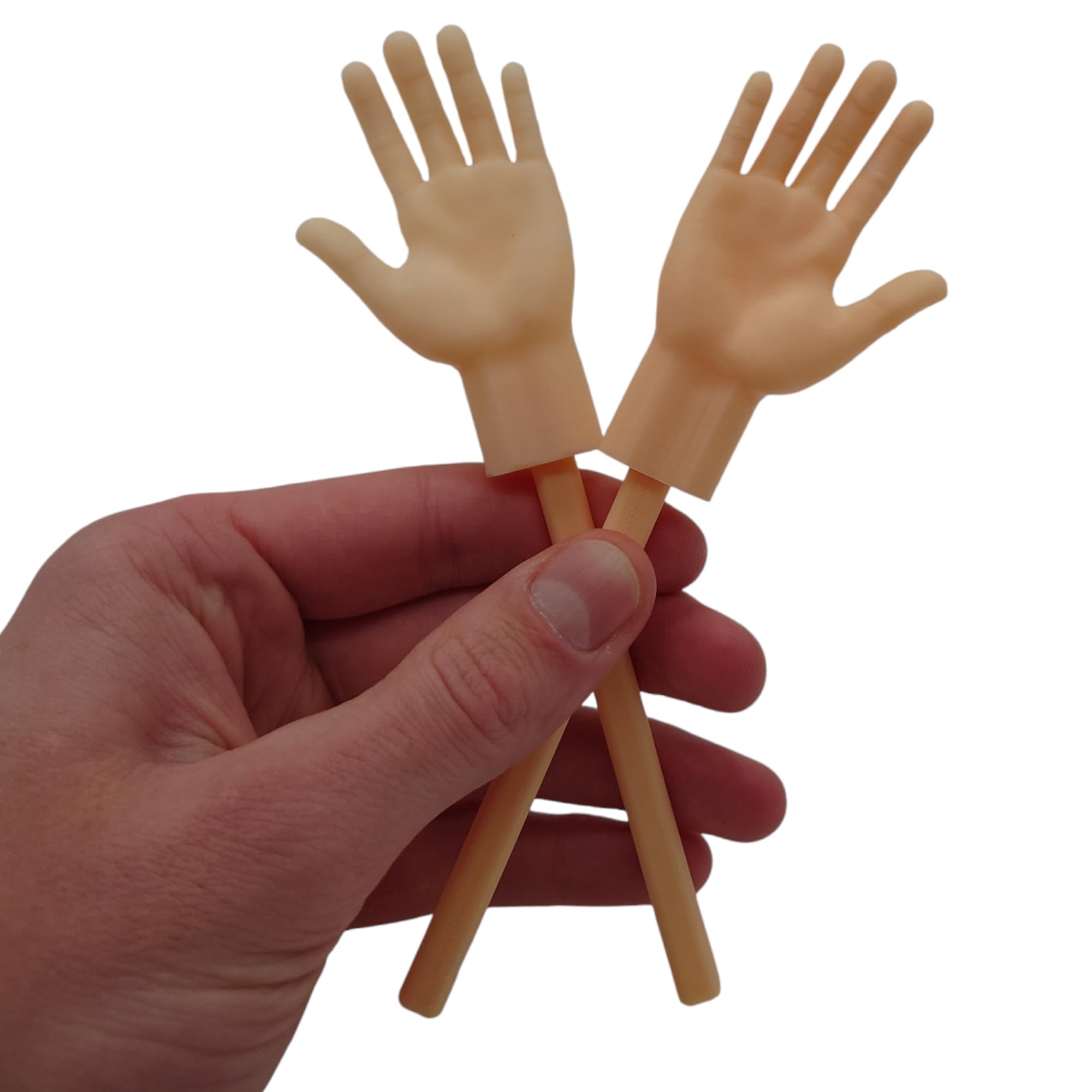 Tiny Hands - Funny Mini Hands with Stick | Funny Gadget & Gift | Finger Puppets