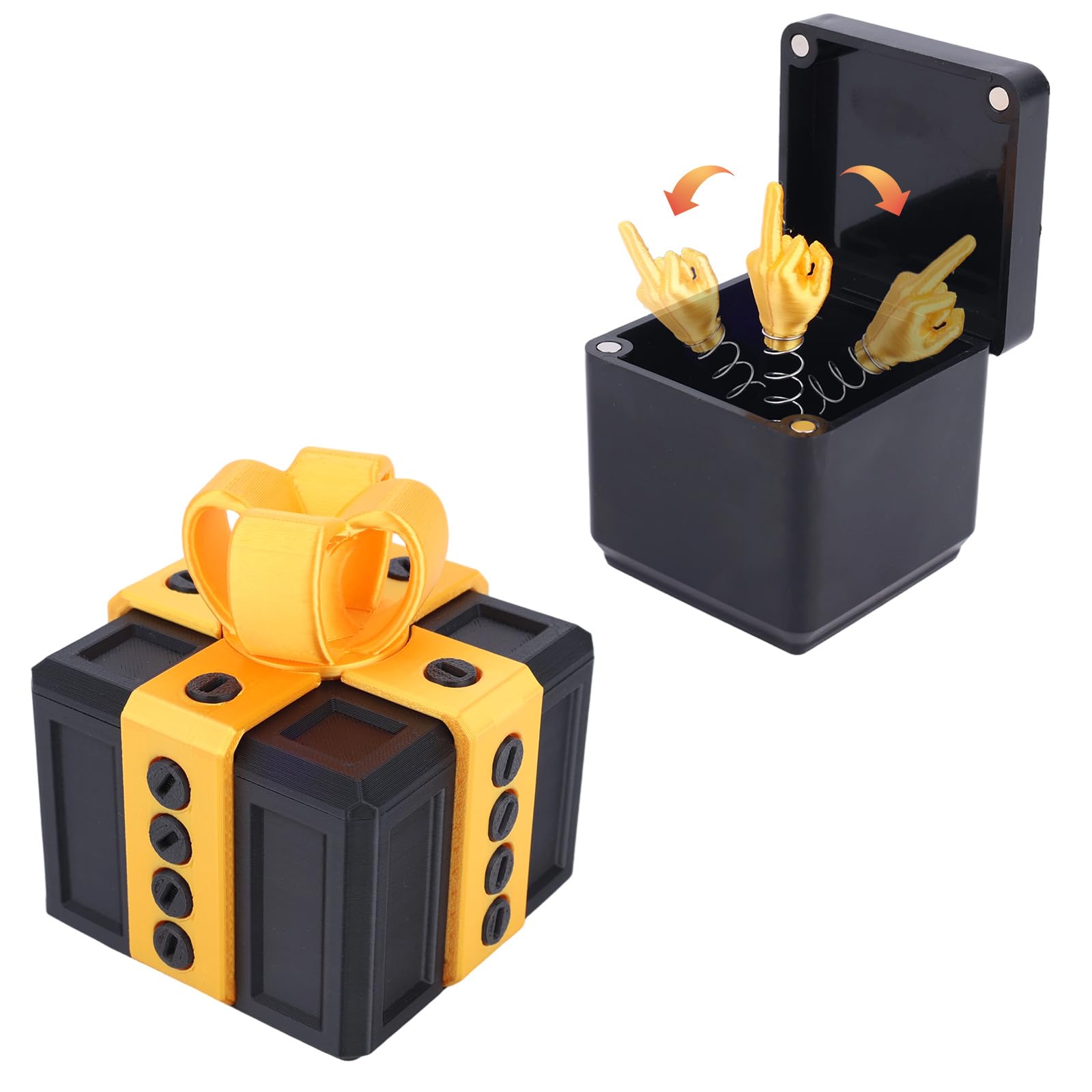 Annoying Gift Box, 3D Prank Gift Box with Screws & Pop-Up Novelty Decoration for Adults Perfect Birthday Christmas Halloween Office