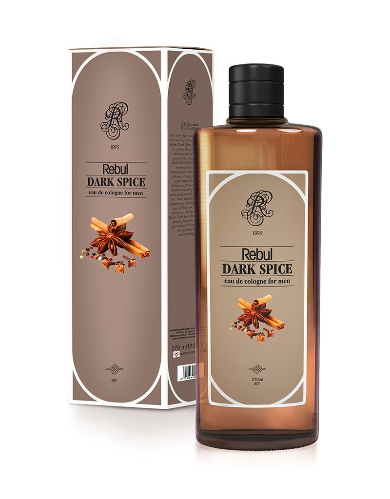 Rebul Eau De Cologne Splash Dark Spice 270ml