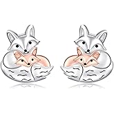 Hypoallergenic Animal Stud Earrings 925 Sterling Silver - Cute Animal Jewelry Gift for Young Ones