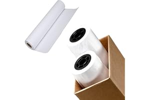 CAD Paper Rolls (2 Rolls) 36x300 Plotter Paper, 96 bright, 20lb 74 GSM Wide Format Ink Jet Bond Rolls with 2 Inch Core (Width 36” x 300” Length) from Nayelish