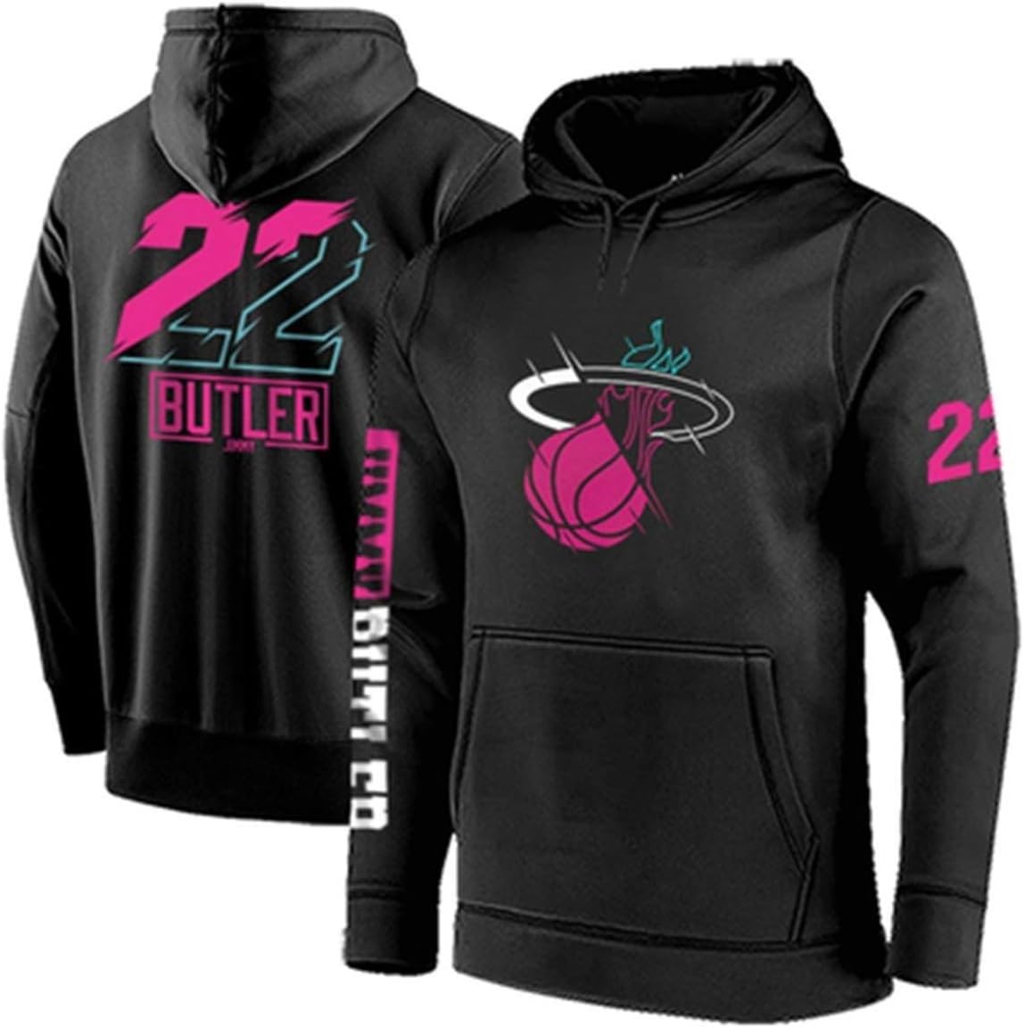 Basketball Vêtements Shelfin Maillot Homme NBA Basketball Hoodie Miami