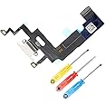 MMOBIEL Dock Connector Compatible with iPhone XR - 6.1 inch - 2018 - Charging Port Flex Cable - Headphone Port/Microphone/Antenna Replacement - Incl. Screwdrivers - White