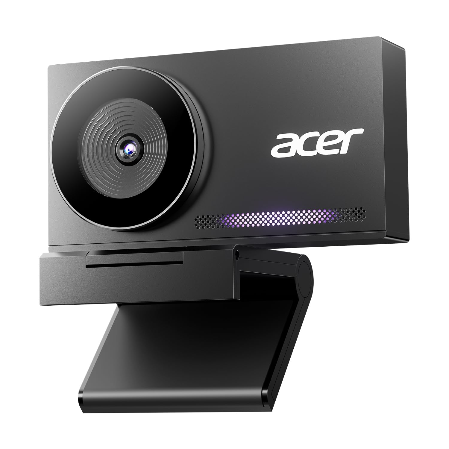 Acer 4K Webcam for PC/Mac with All-Metal Unibody Sculpted, Sony 1/2" Sensor, PDAF, 2 Noise Reduction Mics, Privacy Cover, Lightweight, Fast Cooling, Streaming Camera for Live Meeting Commerce Gaming
