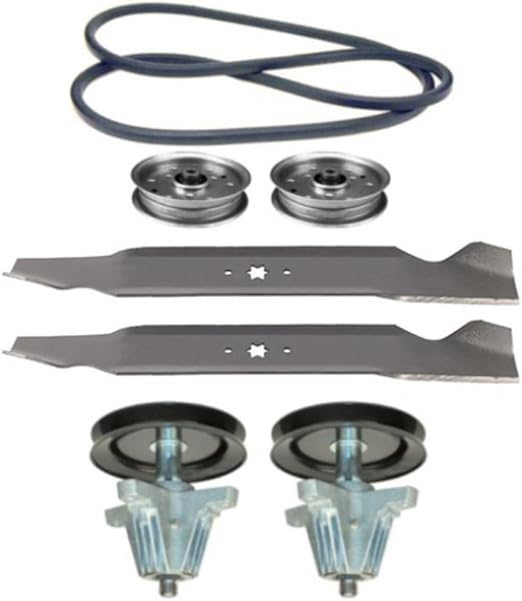 Murray M155 42 M15542 M1642 M175 42 M195 42 42 Mower Deck Parts Rebuild Kit Spindle Assemblies Blades Belt Idler Pulleys