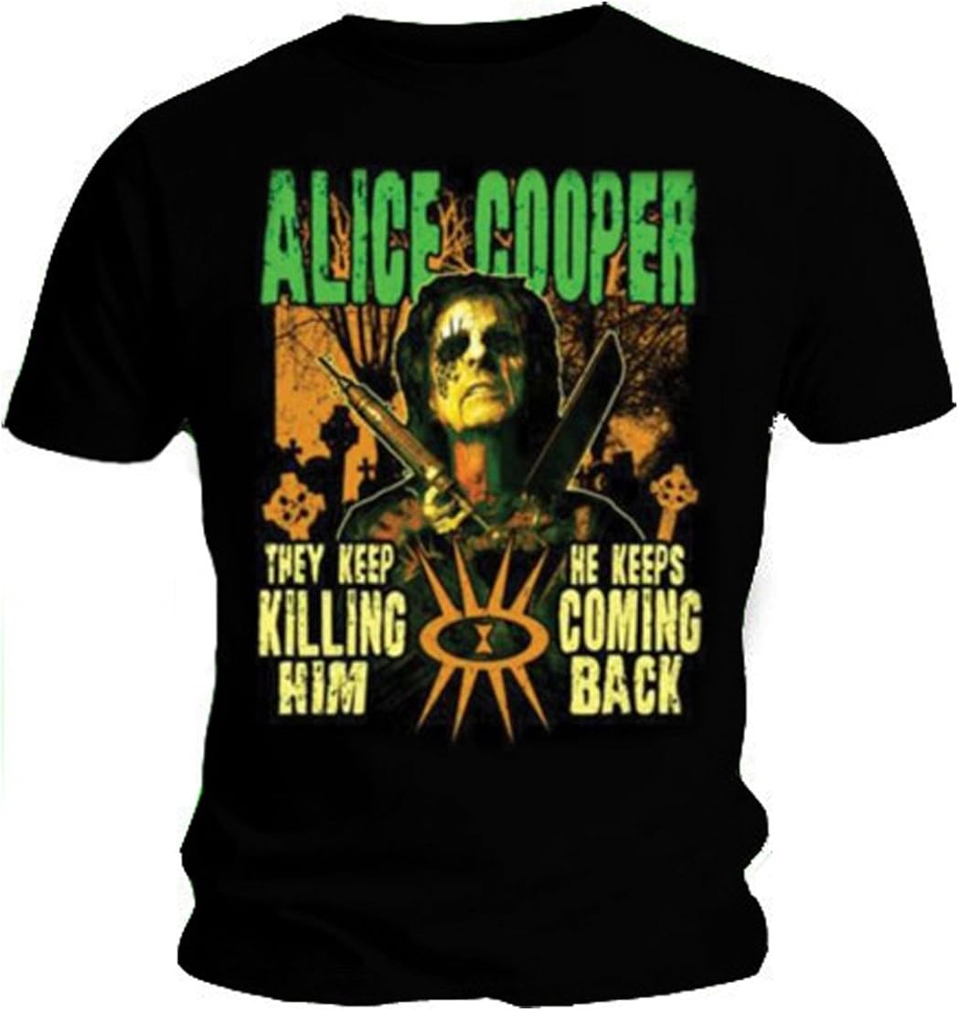 Ripleys Clothing Oficial Camiseta Alice Cooper Película de Terror