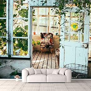 Wall Murals for Bedroom Fantasy View Mystery Collage Removable Wallpaper Peel and Stick Wall Stickers - 66x96 inches