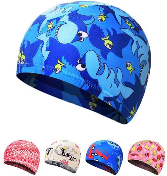 childrens lycra swim cap