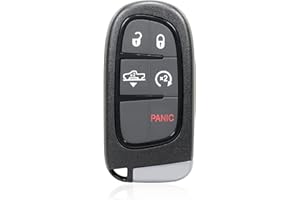 Replacement Smart Proximit Keyless Entry Remote Key Fob Alarm 5 Buttons for Dodge for Ram 1500 2500 3500 2013-2019 Air Suspen