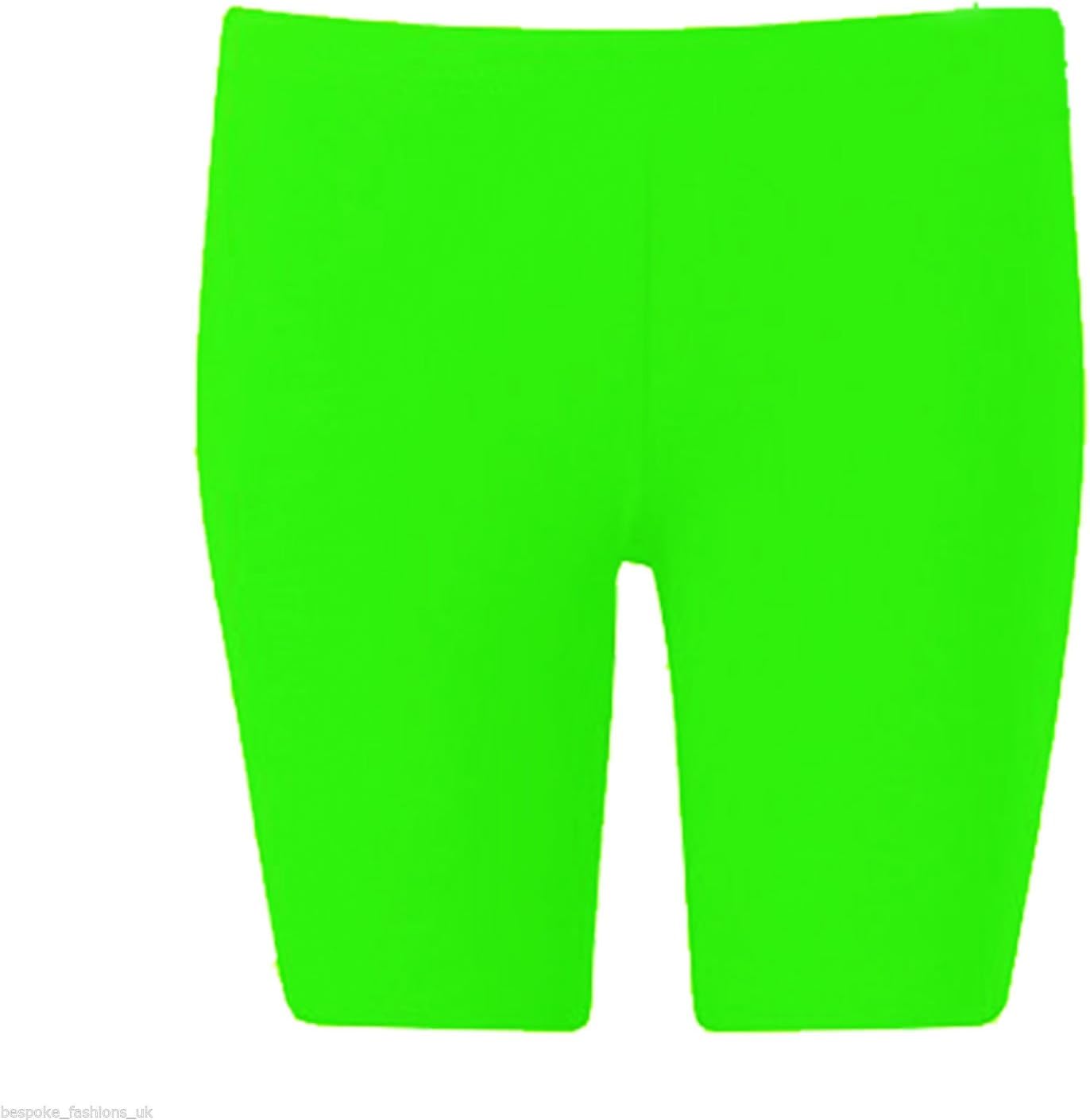 Papaval Girls Boys Nylon Lycra Cycling Shorts Kids Children's School Gym Dance Shorts