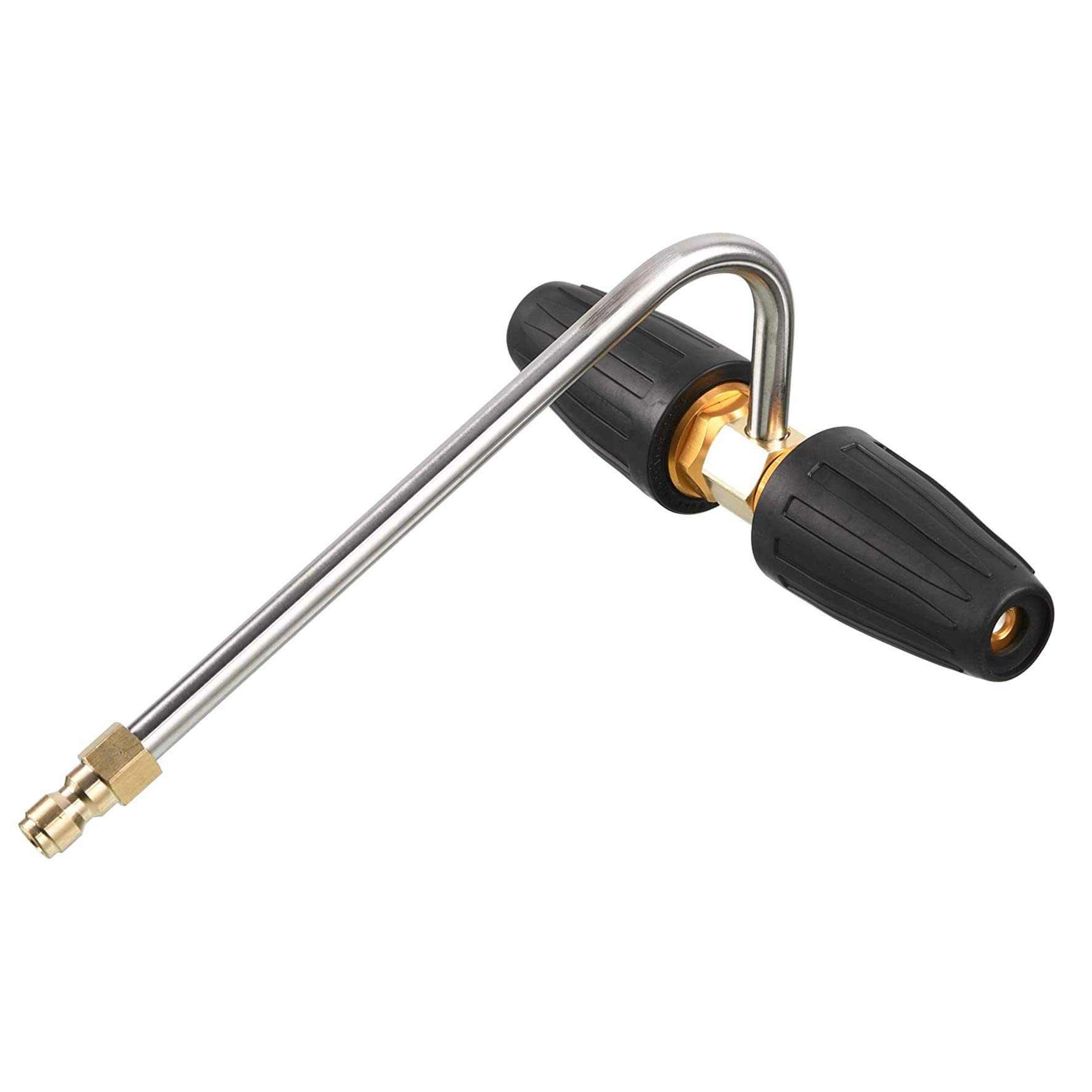 Photo 1 of RIDGE WASHER Gutter Cleaner Attachment for Pressure Washer, with 2 Rotary Turbo Nozzle, 1/4 Inch Quick Disconnect, 3600 PSI