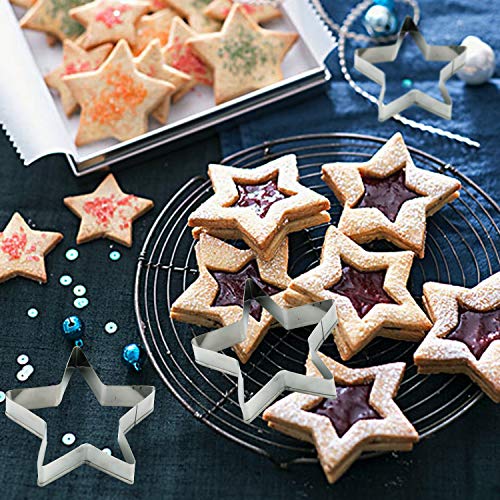 RUCKAE Cookie Cutters Set,24-Piece,Cartoon Cookie Cutters Biscuit Mould for DIY Baking Cake Craft Pastry Bakeware Decoration