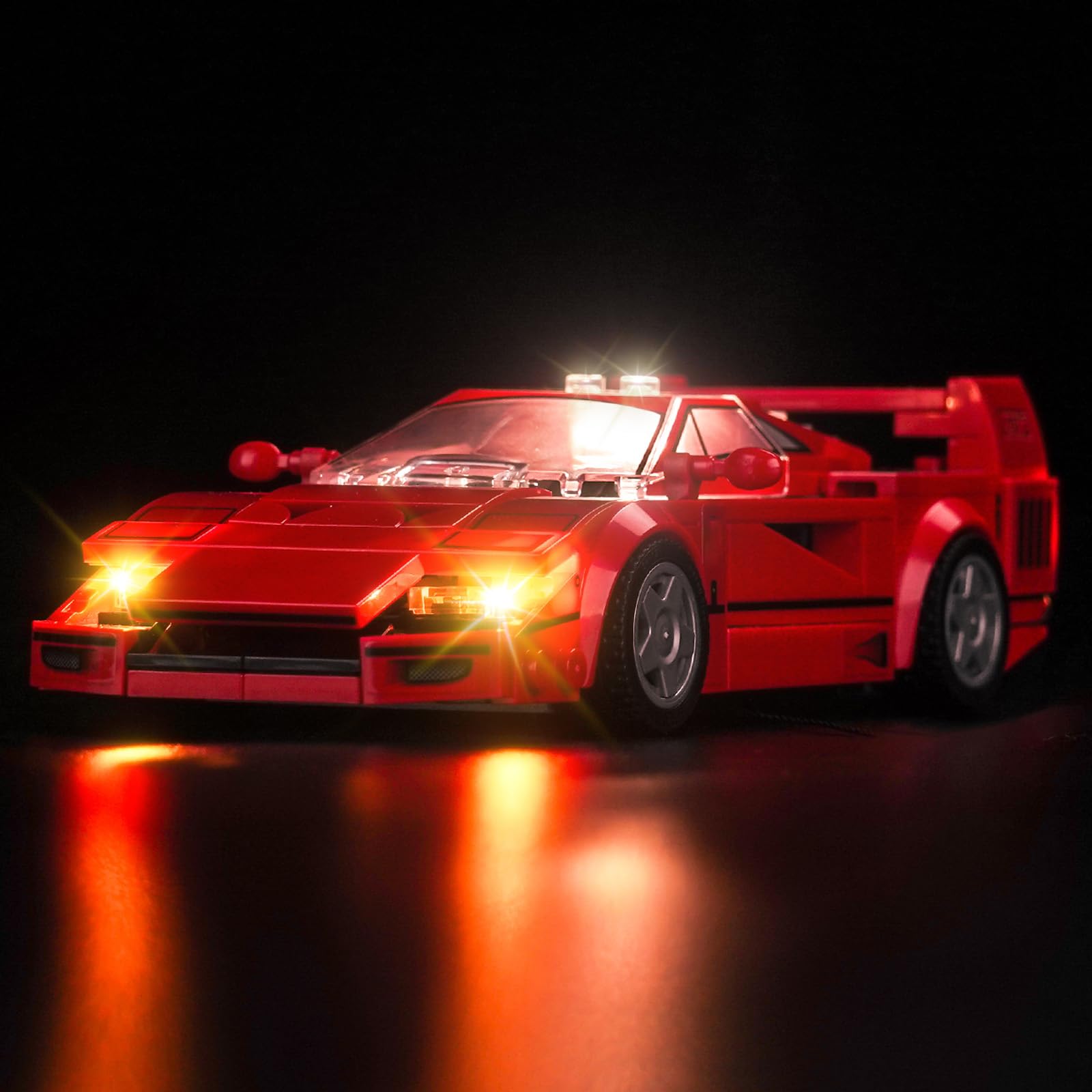 Light Kit for Lego Ferrari F40 Supercar, Lighting Set for Lego 76934 Speed Champions Ferrari F40 Supercar Set - Not Include Models, Just Light Kit — image 1
