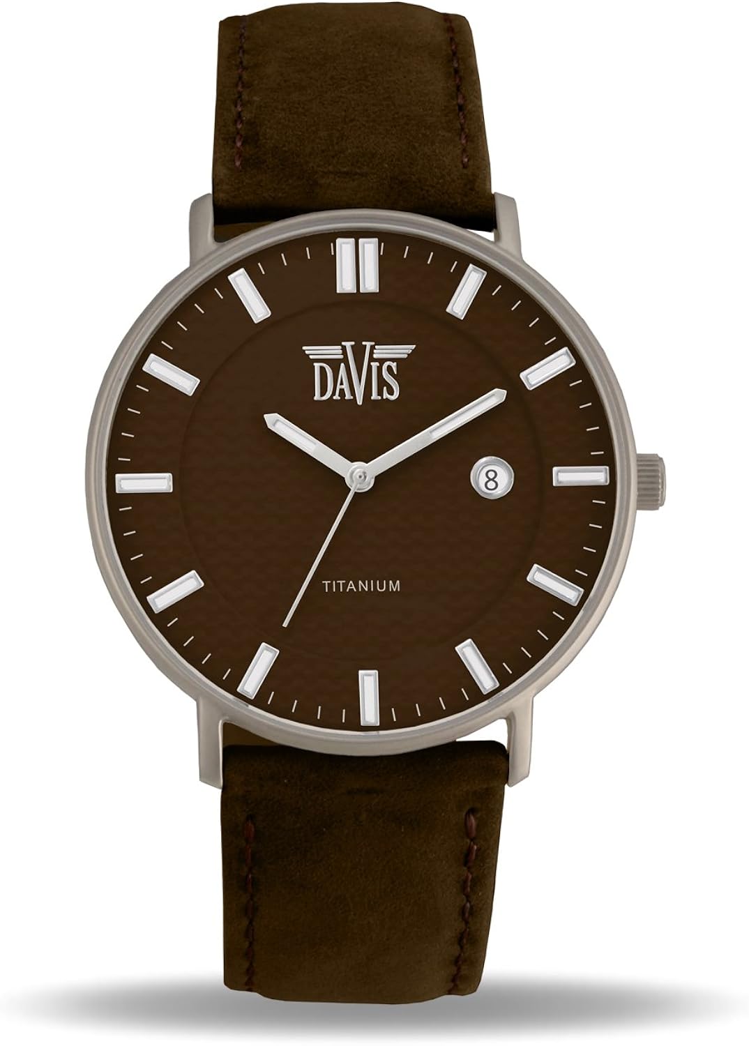 Davis 2074 - Reloj Diseño Titanio Hombre Mujer Cuadrante ...