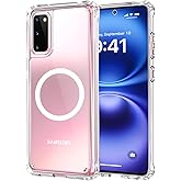 Culture Gifts for Samsung Galaxy S20 Clear Case with Magnetic, Anti-Yellowing TPU & PC Back Cover Camera Protection, Wireless Charging Compatible