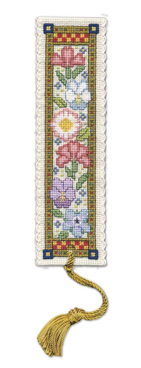 Textile Heritage Collection Cross Stitch Bookmark Kit - Medieval Garden
