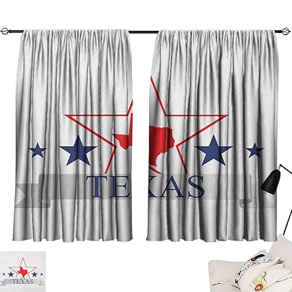 Amazon Com Warm Family Texas Star Thermal Curtains San Antonio