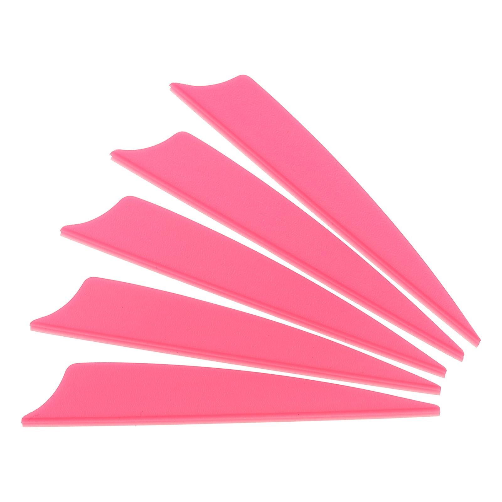 PATIKIL Arrows Vanes, 50 Pack 3 Inch Archery Fletching Arrow Fletch Wing with Shied Cut for DIY Hunting Target Shooting, Rose Red