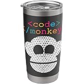 Code Monkey Developer Data Syntax Stainless Steel Insulated Tumbler