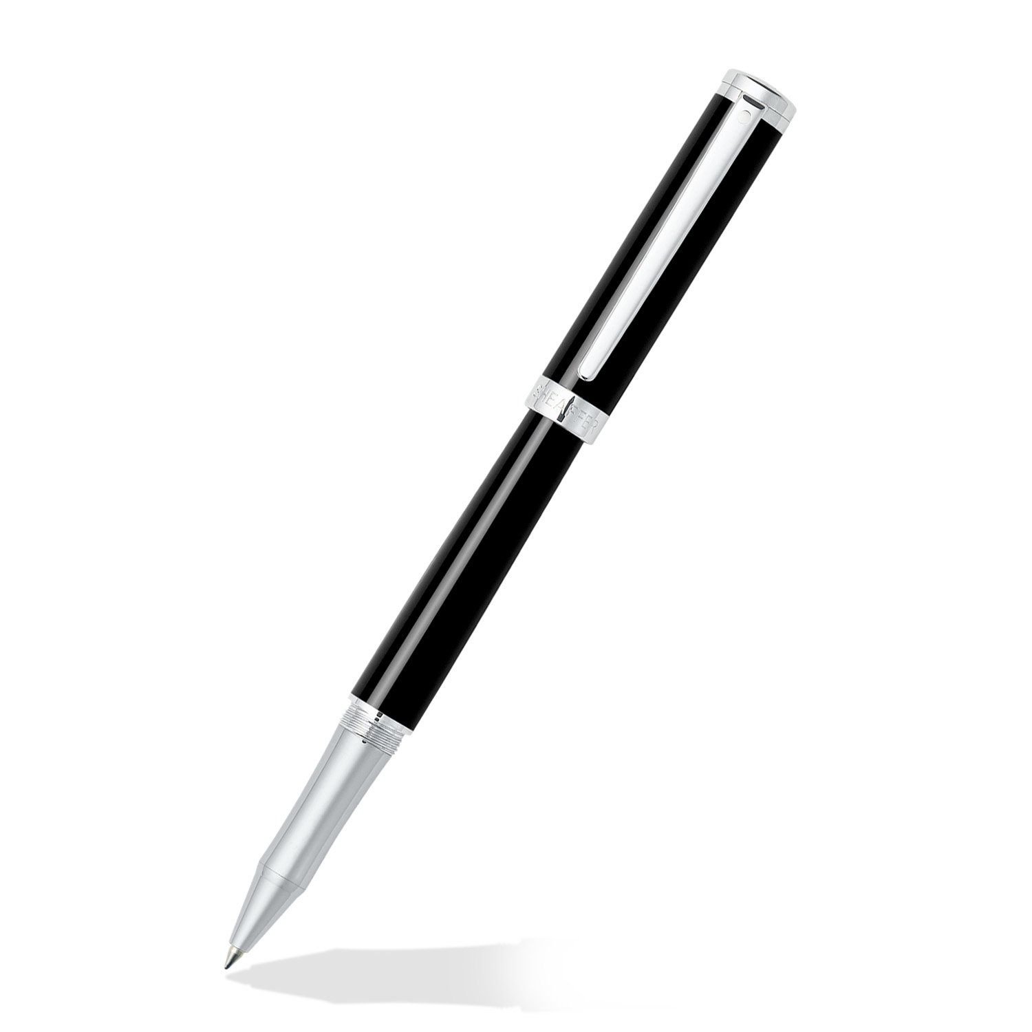 Sheaffer Intensity - Refillable rollerball pen, black onyx, chrome plate trim
