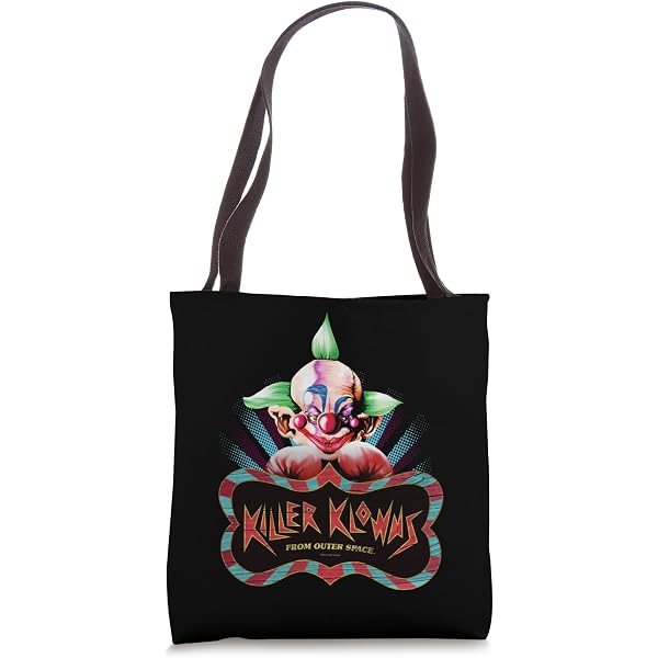 Amazon.com: Killer Klowns from Outer Space Klownzilla Earth Invasion Tote  Bag : Clothing, Shoes & Jewelry
