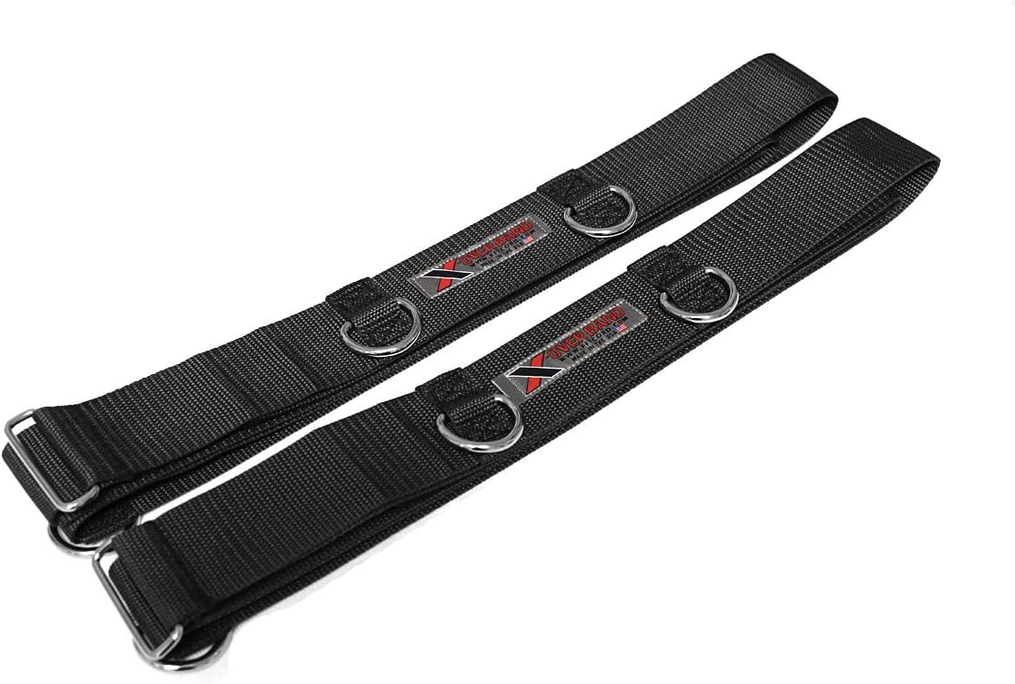 Door Anchor Straps - Designed for X-Over Resistance Bands in Home Gym System (1 Pair) American Made Using The Material- by FitCord(XO-Anchor)