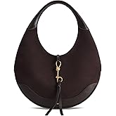 JW PEI Women's Colette Faux Suede Crescent Hobo Bag
