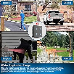 Driveway Alarms- 1/2Mile Solar Driveway Alarm