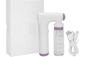 HURRISE 120ml Handheld Airbrush, Household USB Sunless Tanning Airbrush for Toner Milk Serum, Spray Airbrush Spray Tan Airbrush Machine for Beauty Salon and Home