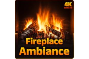 Fireplace Ambiance - FREE Crackling Cozy Fire for a Relaxing Winter Sleep Experience on Your 4K TV with Wallpaper and Screens
