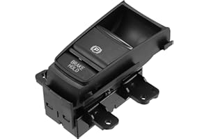 X AUTOHAUX 35355-T7A-J01 Car Handbrake Button Parking Control Switch for Honda HRV 2016-2021 Black