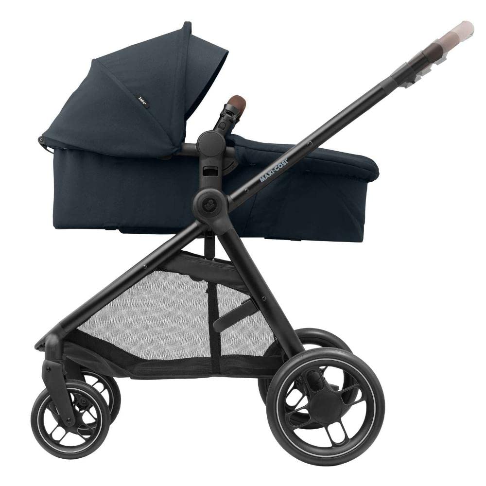 Maxi-Cosi Kombi-Kinderwagen Modell 2-in-1 Zelia³ wendbarer Sitz & Wanne in einem, verstellbarer Schieber, 22 kg - Essential Graphite 9