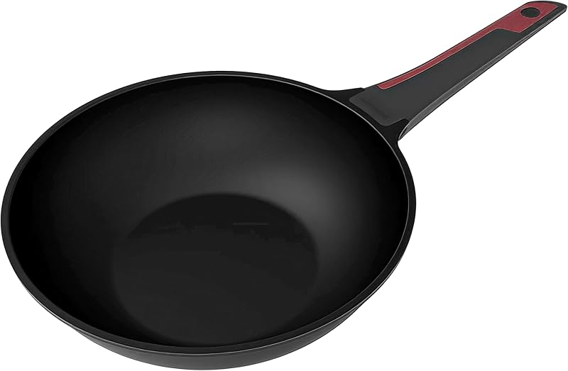 Poêle Wok 28 cm Revêtement Antiadhésif, Collection Gourmet+