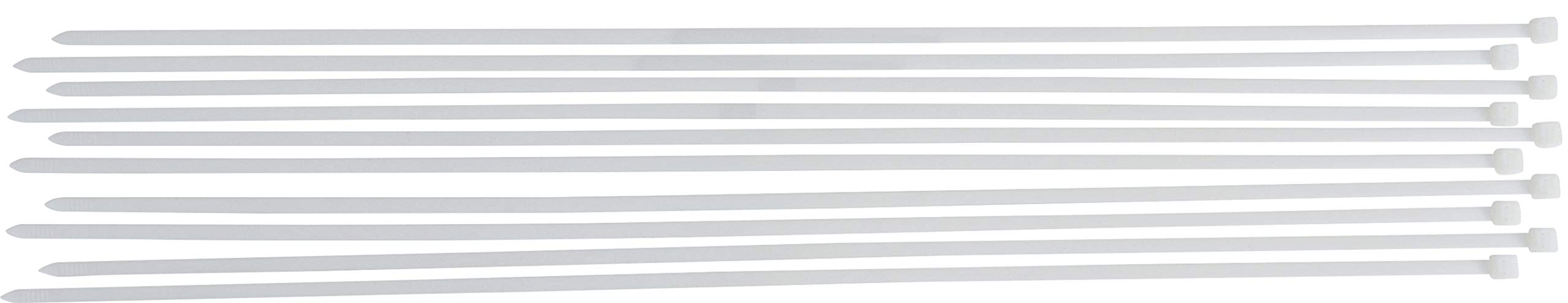 BGS Diy 80775 | Cable Tie Assortment | white | 8.0 x 800 mm | 10 pcs.