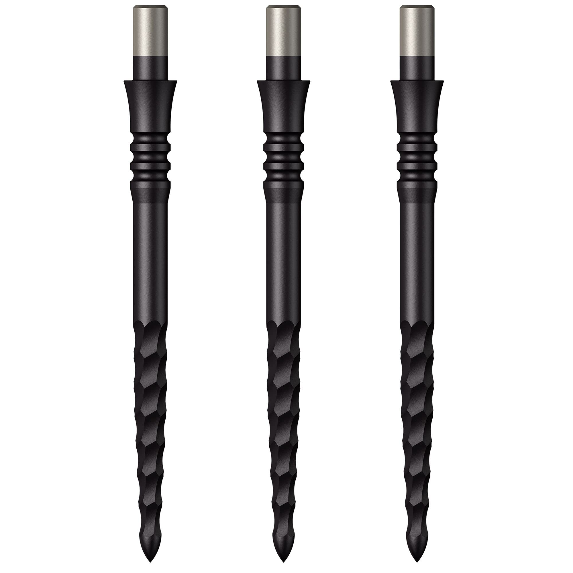 Mission Darts Sniper Points | Lunar FS | Steel Tip Replacement Points | 32mm | Black (X2665)