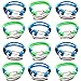 FROG SAC 12 Bungee Cord Bracelets for Teen Boys - Shock Cord Friendship Bracelet Pack for Teens - Tactical Survival Bracelets - Cool Accessories for Guy - Great Party Favors, Stocking Stuffers