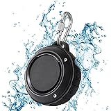 Bluetooth Speaker, Waterproof Bluetooth Speaker with 6H Playtime, Loud HD Sound, Shower Speaker with Suction Cup & Sturdy Hoo