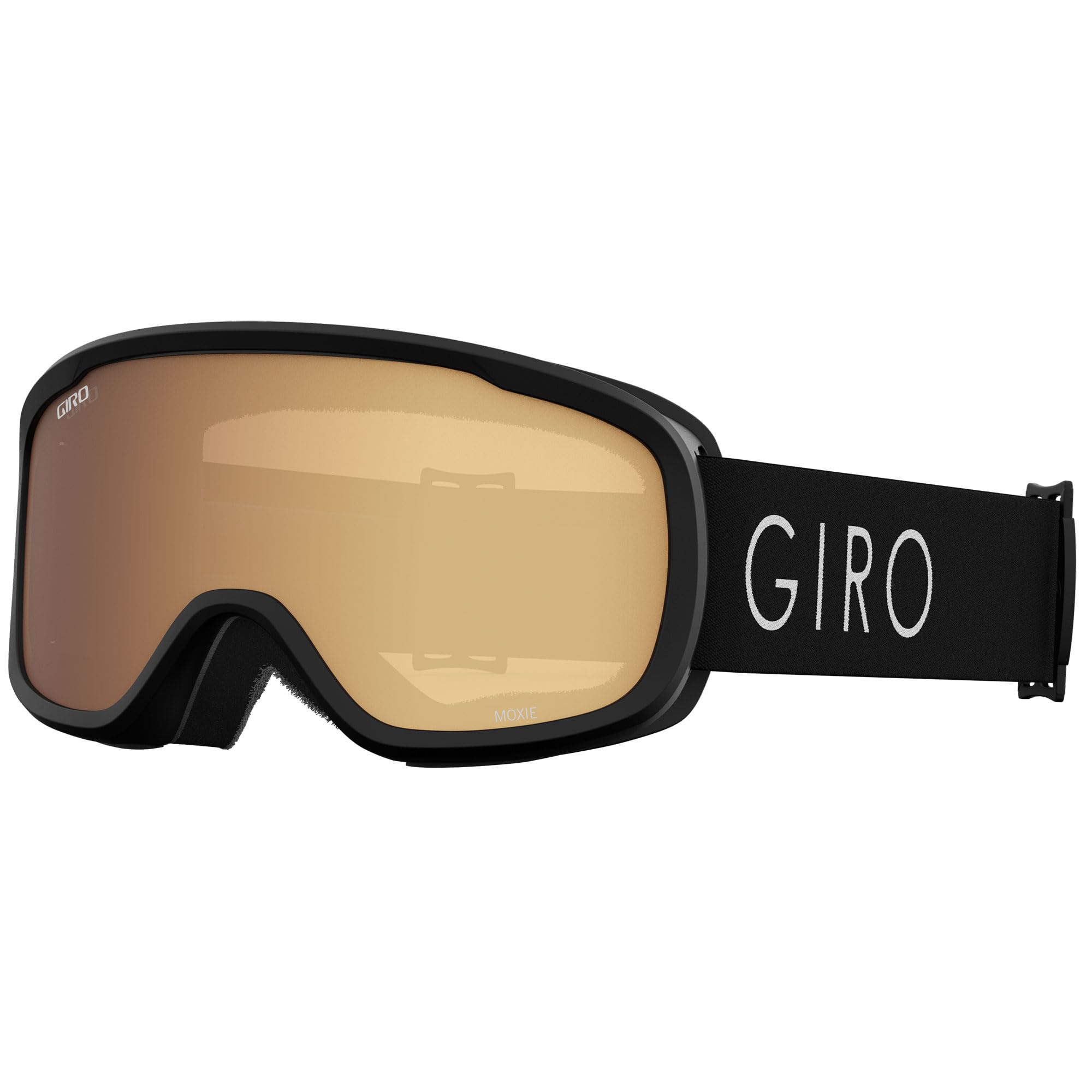 Giro Moxie Womens Snow Goggles - Black Core Light - Amber Gold/Yellow Lens - Medium Frame — image 1