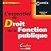L'essentiel du droit de la fonction publique (French Edition) by