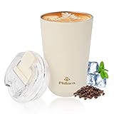 PHILORN Travel Coffee Mug, Coffee Cup-12 OZ