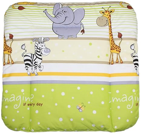 Baby Auflage Wickelauflage - SAFARI GRÜN - 70x50 cm 70x70 cm 70x85 cm Wickeltischauflage 70x50 cm 70x85 cm