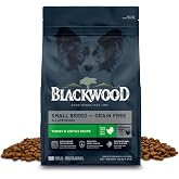Blackwood Small Breed Grain Free Dry Dog Food, Turkey &amp; Lentils, 10 lb | Taurine &amp; Fish Oil for Heart Health, Omega 3 &amp; 6 for Skin, Coat &amp; Joints, Slow Cooked for Higher Nutrient Preservation