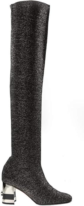 designer thigh high boots