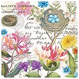 Michel Design Works 20-Count 3-Ply Paper Luncheon Napkins, Honeysuckle