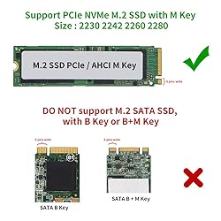 SHINESTAR NVME PCIe Adapter, M.2 NVME SSD to PCI