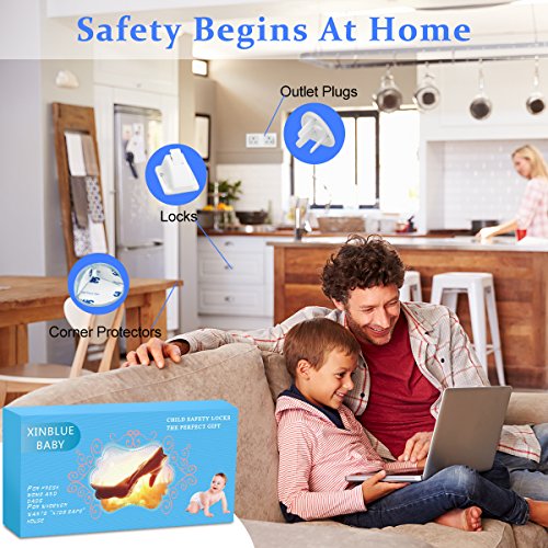 Cabinet Locks Child Safety [UPGRADED] 49Pcs Magnetic Invisible Design Baby Proofing, No Tools Drilling, Baby Proofing Cabinets For Doors, Cabinet, Drawers, Appliances, Toilet Seat, Fridge and Oven - Thumbnail 6