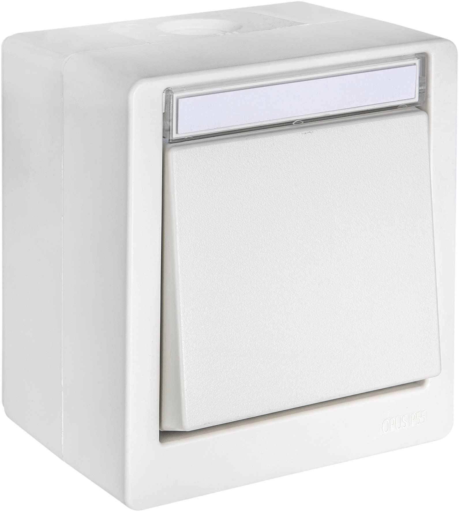 OPUS® Resist Switch and Button Design 3-Way Universal Switch Off/Change/Button, Colour: Pure White