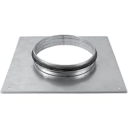 Duct Connector Flange - 6 Inch Ducting - Galvanized