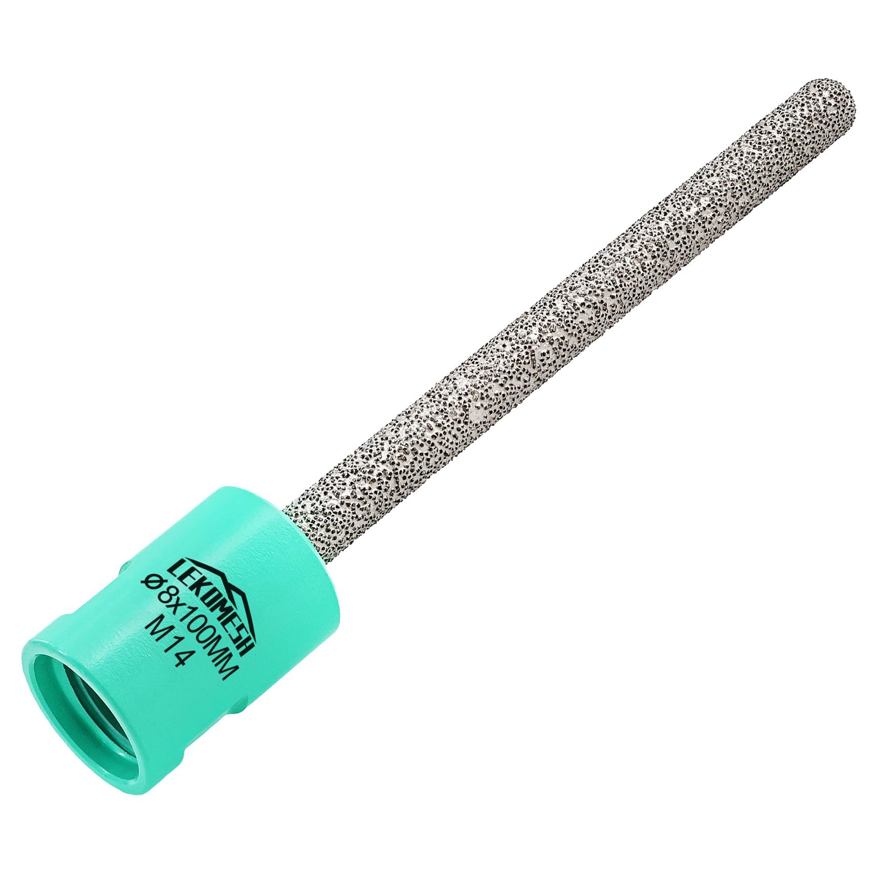 Diamond Mortar Raking Bit - LEKOMESH 8mm x 100mm Diamond Mortar Rake Drill Bit for Deep Brickwork Joint & Mortar Removal, Tuck Pointing, Brick & Natural Stone Removal Tool, M14 Thread